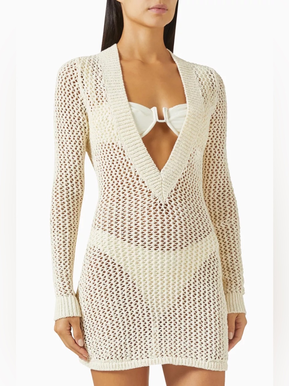 Monday Swimwear Tuscany Mini Dress in Ivory